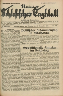Neues Schlesisches Tagblatt : unabhängige Tageszeitung. Jg.3, Nr. 295 (2 November 1930)