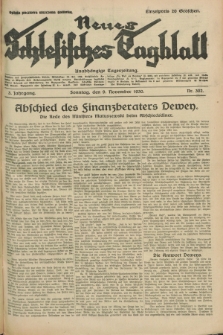 Neues Schlesisches Tagblatt : unabhängige Tageszeitung. Jg.3, Nr. 302 (9 November 1930)