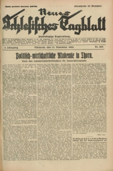 Neues Schlesisches Tagblatt : unabhängige Tageszeitung. Jg.3, Nr. 305 (12 November 1930)