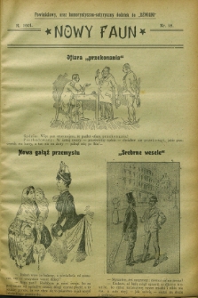 Nowy Faun : powieściowy oraz humorystyczno-satyryczny dodatek do „Dźwigni”. 1901, nr 18 ([15 września])