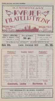 Ilustrowany Kurjer Filatelistyczny : organ Pols. Związku Akad. Filatel. : organ Pols. Klubu Filatelist. 1930, nr 69