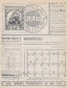 Ilustrowany Kurjer Filatelistyczny : organ „Lwowskiego Tow. Filatelistów”. 1933, nr 93