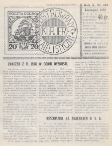 Ilustrowany Kurjer Filatelistyczny : organ „Lwowskiego Tow. Filatelistów”, „Śląskiego Związku Filatelistów”. 1933, nr 100
