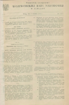 Dziennik Urzędowy Wojewódzkiej Rady Narodowej w Elblągu. 1977, nr 3 (5 września)
