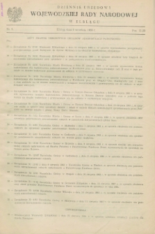 Dziennik Urzędowy Wojewódzkiej Rady Narodowej w Elblągu. 1983, nr 5 (5 września)