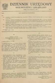 Dziennik Urzędowy Województwa Elbląskiego. 1984, nr 9 (29 grudnia)