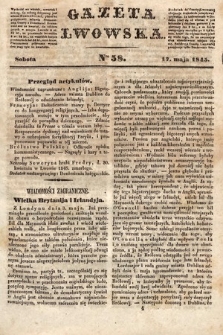 Gazeta Lwowska. 1845, nr 58