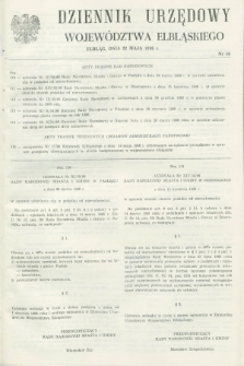 Dziennik Urzędowy Województwa Elbląskiego. 1986, nr 16 (22 maja)