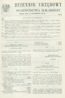 Dziennik Urzędowy Województwa Elbląskiego. 1987, nr 14 (23 października)
