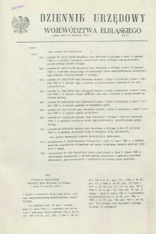 Dziennik Urzędowy Województwa Elbląskiego. 1988, nr 22 (12 sierpnia)