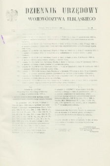 Dziennik Urzędowy Województwa Elbląskiego. 1988, nr 29 (5 grudnia)