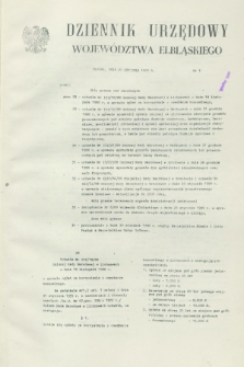 Dziennik Urzędowy Województwa Elbląskiego. 1989, nr 3 (20 stycznia)