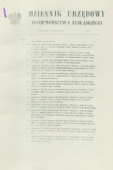 Dziennik Urzędowy Województwa Elbląskiego. 1989, nr 9 (24 marca)