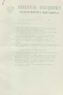 Dziennik Urzędowy Województwa Elbląskiego. 1989, nr 20 (10 sierpnia)