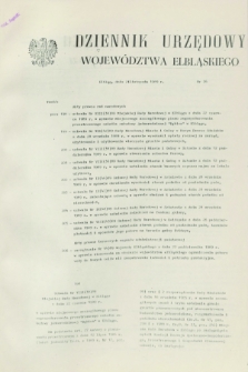 Dziennik Urzędowy Województwa Elbląskiego. 1989, nr 26 (21 listopada)