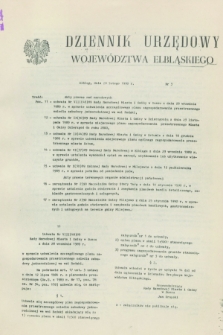 Dziennik Urzędowy Województwa Elbląskiego. 1990, nr 3 (28 lutego)