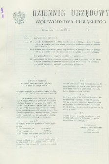 Dziennik Urzędowy Województwa Elbląskiego. 1990, nr 8 (5 kwietnia)