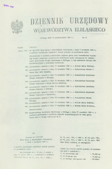 Dziennik Urzędowy Województwa Elbląskiego. 1990, nr 21 (10 października)