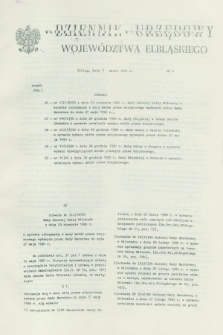 Dziennik Urzędowy Województwa Elbląskiego. 1991, nr 4 (7 marca)