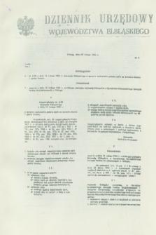 Dziennik Urzędowy Województwa Elbląskiego. 1992, nr 3 (27 lutego)