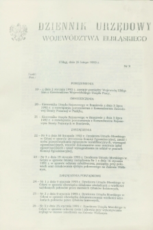 Dziennik Urzędowy Województwa Elbląskiego. 1993, nr 3 (26 lutego)