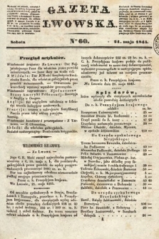 Gazeta Lwowska. 1845, nr 60