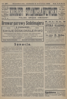Kurjer Stanisławowski : polski organ kresowy. R.39 (1926), nr 297