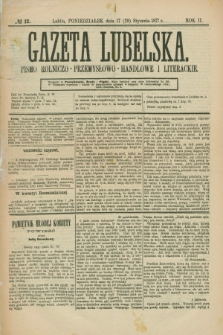 Gazeta Lubelska : pismo rolniczo-przemysłowo-handlowe i literackie. R.2, № 12 (29 stycznia 1877)