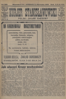 Kurjer Stanisławowski : polski organ kresowy. R.38 (1925), nr 233