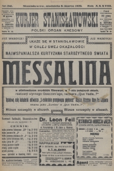 Kurjer Stanisławowski : polski organ kresowy. R.38 (1925), nr 241