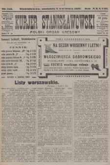 Kurjer Stanisławowski : polski organ kresowy. R.38 (1925), nr 245