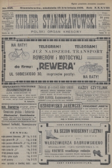 Kurjer Stanisławowski : polski organ kresowy. R.38 (1925), nr 246