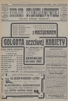 Kurjer Stanisławowski : polski organ kresowy. R.38 (1925), nr 247