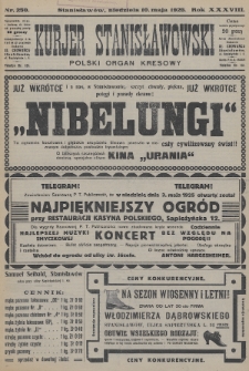 Kurjer Stanisławowski : polski organ kresowy. R.38 (1925), nr 250