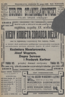 Kurjer Stanisławowski : polski organ kresowy. R.38 (1925), nr 253