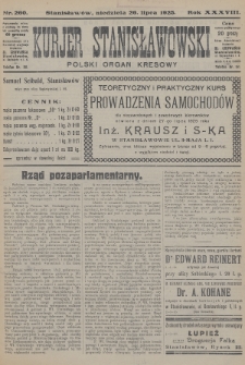 Kurjer Stanisławowski : polski organ kresowy. R.38 (1925), nr 260