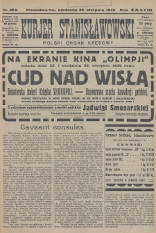 Kurjer Stanisławowski : polski organ kresowy. R.38 (1925), nr 264