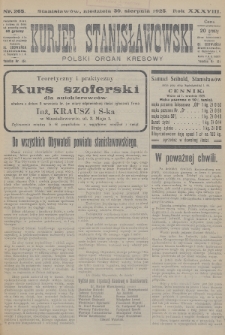 Kurjer Stanisławowski : polski organ kresowy. R.38 (1925), nr 265