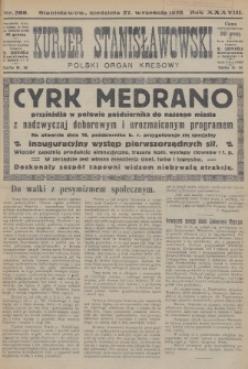 Kurjer Stanisławowski : polski organ kresowy. R.38 (1925), nr 269