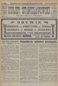 Kurjer Stanisławowski : polski organ kresowy. R.38 (1925), nr 281