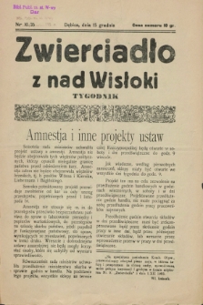 Zwierciadło z nad Wisłoki. [R.1], nr 10 (15 grudnia [19]35)