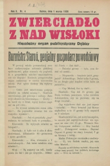 Zwierciadło z nad Wisłoki : niezależny organ publicystyczny Dębicy. R.2, nr 4 (1 marca 1936)