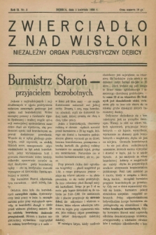 Zwierciadło z nad Wisłoki : niezależny organ publicystyczny Dębicy. R.2, nr 5 (5 kwietnia 1936)