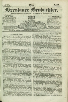 Der Breslauer Beobachter. Ein Unterhaltungs-Blatt für alle Stände. Als Ergänzung zum Breslauer Erzähler. Jg.9, № 80 (6 Juli 1843)