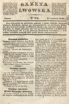 Gazeta Lwowska. 1845, nr 72