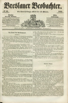 Breslauer Beobachter. Ein Unterhaltungs-Blatt für alle Stände. Jg.11, № 16 (28 Januar 1845)