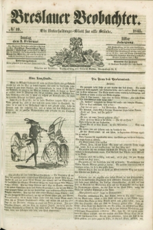 Breslauer Beobachter. Ein Unterhaltungs-Blatt für alle Stände. Jg.11, № 19 (2 Februar 1845)