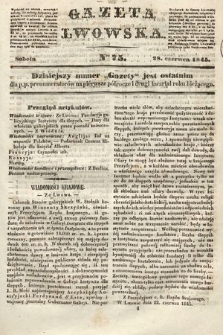 Gazeta Lwowska. 1845, nr 75