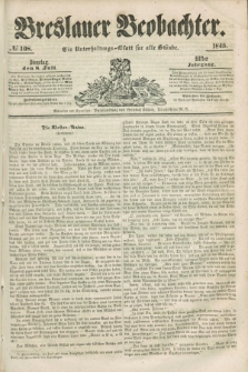 Breslauer Beobachter. Ein Unterhaltungs-Blatt für alle Stände. Jg.11, № 108 (8 Juli 1845)