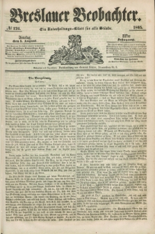 Breslauer Beobachter. Ein Unterhaltungs-Blatt für alle Stände. Jg.11, № 124 (5 August 1845)